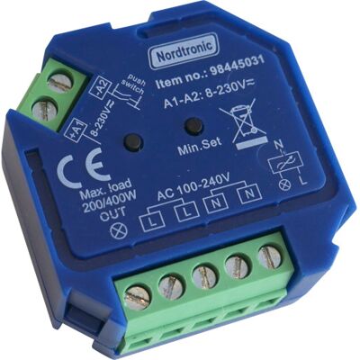 Nordtronic Box Dimmer Triac Bagkantsdæmper Nordtronic Box Dimmer Triac Bagkantsdæmper