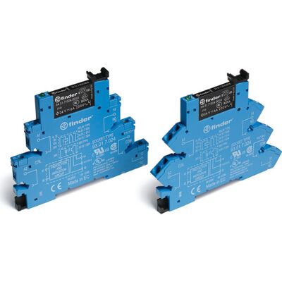 Finder Interfacerelæ 1co 6a 24v Dc M/skruemontage Finder Interfacerelæ 1co 6a 24v Dc M/skruemontage