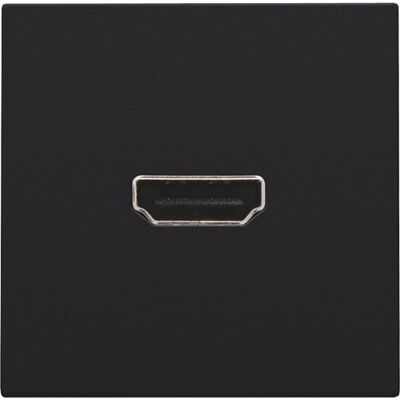 Niko Hdmi Udtag Connector For Stikmontering, Sort Niko Hdmi Udtag Connector For Stikmontering, Sort