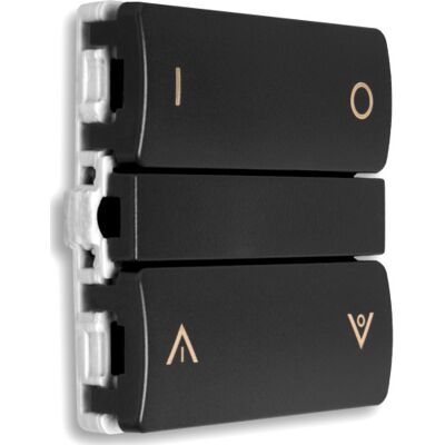 Smartkontakten Zigbee Batteritryk Til Lk Fuga, Tænd/sluk Og Op/ned Tangenter, Grå Smartkontakten Zigbee Batteritryk Til Lk Fuga, Tænd/sluk Og Op/ned Tangenter, Grå