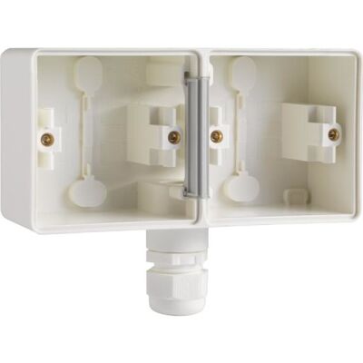 Niko 4 Stk Underlag 2-Modul, 1x M20, Ip55, Hvid Niko 4 Stk Underlag 2-Modul, 1x M20, Ip55, Hvid