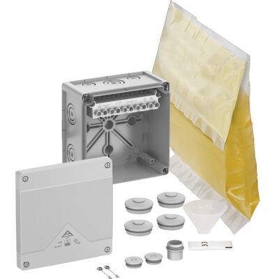 SPELSBERG XT-10² Vandtæt Fordelingsboks - IP66/IP68 - Holdbart Plastmateriale SPELSBERG XT-10² Vandtæt Fordelingsboks - IP66/IP68 - Holdbart Plastmateriale