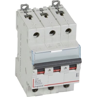 Legrand Dx³ Mcb Automatsikring B25 3p 3m 10/16ka Legrand Dx³ Mcb Automatsikring B25 3p 3m 10/16ka