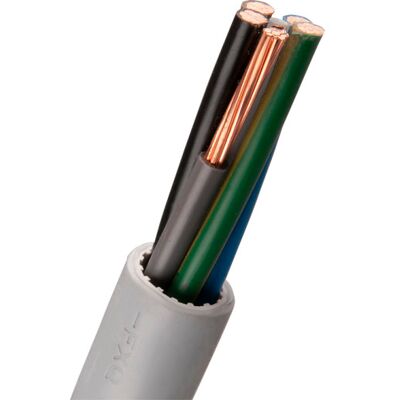 Nexans Easy Installationskabel Metervare, 5x6 Mm² Nexans Easy Installationskabel Metervare, 5x6 Mm²
