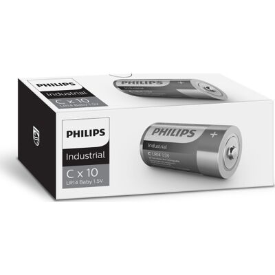 Philips LR14I10C/10 Industrielle C Batterier - 10 stk Philips LR14I10C/10 Industrielle C Batterier - 10 stk