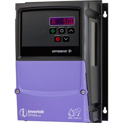Invertek Frekvensomformer Optidrive E3 Ip66 1x240v 3f 1,5kw Emc Invertek Frekvensomformer Optidrive E3 Ip66 1x240v 3f 1,5kw Emc