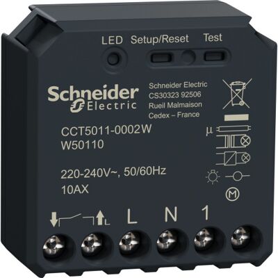 Schneider Electric Wiser Lysafbryder Modul - Zigbee - Op til 2200W Schneider Electric Wiser Lysafbryder Modul - Zigbee - Op til 2200W