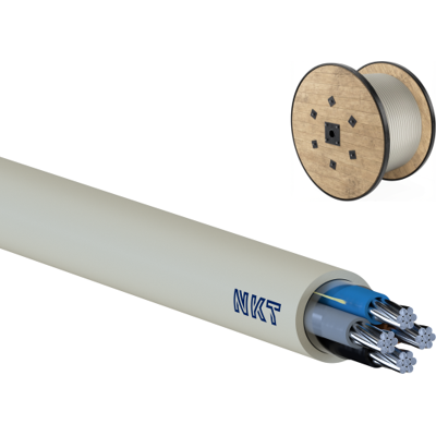 NKT Kabel Noik-Al/axq 90° 4x16 Dca, Lysegrå, Afmåles NKT Kabel Noik-Al/axq 90° 4x16 Dca, Lysegrå, Afmåles