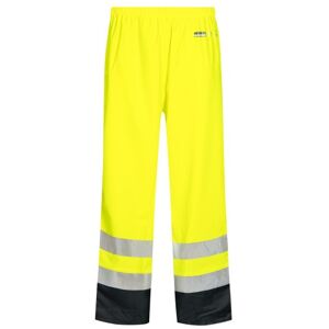 Lyngsøe Pu Regnbuks, High-Vis Gul/marine, Klasse 2, Str. 5xl