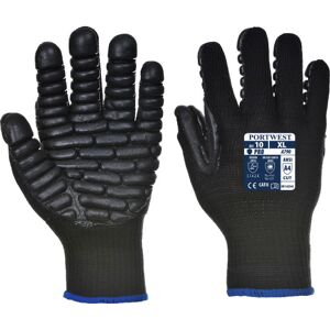 Portwest A790 Vibrationsdæmpende Handsker, Sort, Xl/10 Portwest A790 Vibrationsdæmpende Handsker, Sort, Xl/10