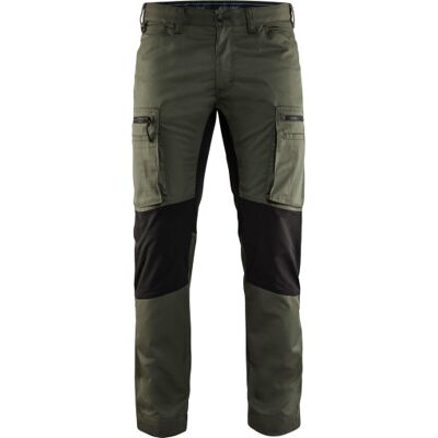 Blåkläder Workwear Unite Servicebukser, Olivengrøn/sort, Str. C58 Blåkläder Workwear Unite Servicebukser, Olivengrøn/sort, Str. C58