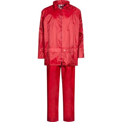 Lyngsøe Rainwear Lyngsøe Nylon Regnsæt, Rød, Str. 2xl Lyngsøe Rainwear Lyngsøe Nylon Regnsæt, Rød, Str. 2xl