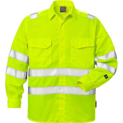 Fristads Arbejdsskjorte 7049, Hi-Vis gul, M Fristads Arbejdsskjorte 7049, Hi-Vis gul, M