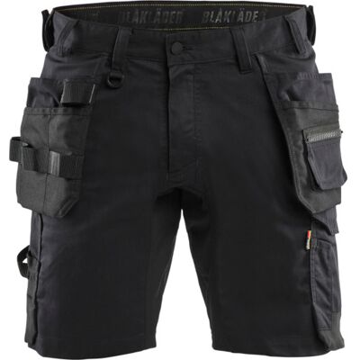 Blåkläder Workwear 1752 Håndværkershorts Med 2-Vejs Stretch, Sort, Str. C64 Blåkläder Workwear 1752 Håndværkershorts Med 2-Vejs Stretch, Sort, Str. C64