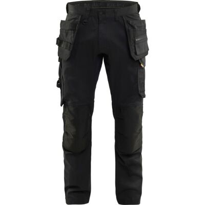 Blåkläder Workwear 1750 Håndværkerbukser Med 2-Vejs Stretch, Sort, Str. C150 Blåkläder Workwear 1750 Håndværkerbukser Med 2-Vejs Stretch, Sort, Str. C150