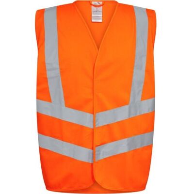 Engel Workwear Engel Safety Vest, Hi-Vis Orange, Xl/2xl Engel Workwear Engel Safety Vest, Hi-Vis Orange, Xl/2xl