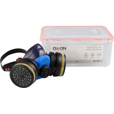 Ox-On Opbevaringsboks Til Masker & Filtre, Transparent, Onesize Ox-On Opbevaringsboks Til Masker & Filtre, Transparent, Onesize