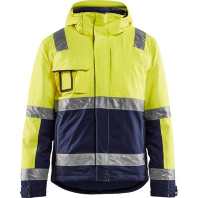 Blåkläder Vinter Arbejdsjakke, Gul/marine, 2xl Blåkläder Vinter Arbejdsjakke, Gul/marine, 2xl