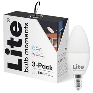 Lite bulb moments Lite E14 Kerte 5w 305 Lumen Rgb 2700-6500k 3-Pak