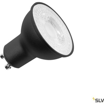 SLV Led, Gu10, Spot, 6w, 3000k, 460lm, 36°, Sort SLV Led, Gu10, Spot, 6w, 3000k, 460lm, 36°, Sort