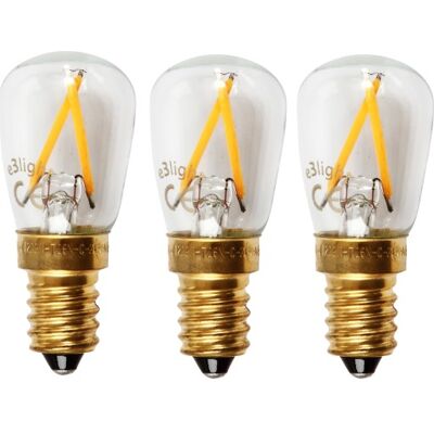 e3light - LED pære 1,5W - Dæmpbar E14 - 3 stk. e3light - LED pære 1,5W - Dæmpbar E14 - 3 stk.