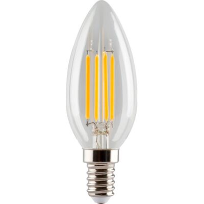 e3light LED 4W 470lm Klar CRI90+ Dæmpbar E14 - Pære e3light LED 4W 470lm Klar CRI90+ Dæmpbar E14 - Pære