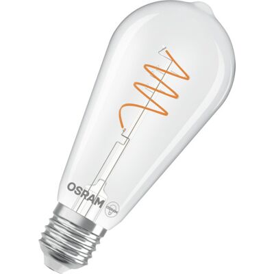 Osram Vintage Edison LED-pære - Varm hvid - Vintage Edison stil - LED-pære Osram Vintage Edison LED-pære - Varm hvid - Vintage Edison stil - LED-pære