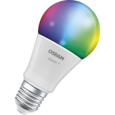 Osram Smart+ Wifi Matter E27 Standardpære, Farveskift, 9,5w Osram Smart+ Wifi Matter E27 Standardpære, Farveskift, 9,5w