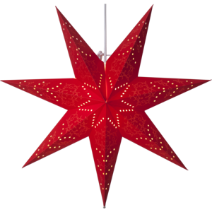Star Trading Sensy Papirstjerne, Rød, 51 Cm