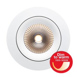 The Light Group Downlight Slc One 360° Led 8w Dtw 1800-3000k Ip44 Hvid