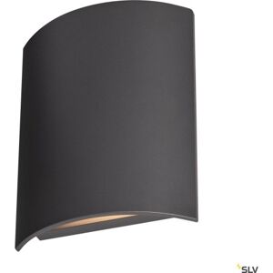 SLV Led Sail Wl Led Væglampe Til Påbygning 3000k Antracit Ip54 SLV Led Sail Wl Led Væglampe Til Påbygning 3000k Antracit Ip54