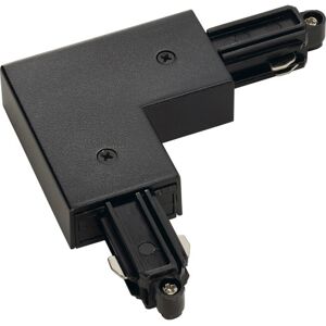 Nordtronic 1f Hjørnestykke, Jord På Inderside, Sort Nordtronic 1f Hjørnestykke, Jord På Inderside, Sort