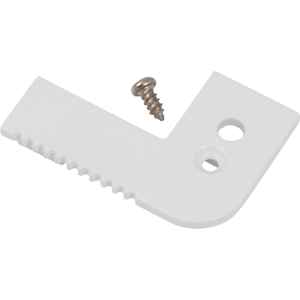 Ansell Lighting Endestykke, Trappekant, Med Hul, 26,3x68 Mm, Hvid Ansell Lighting Endestykke, Trappekant, Med Hul, 26,3x68 Mm, Hvid
