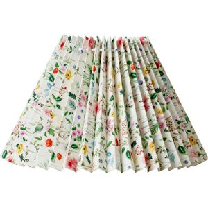 Nielsen Light Blomster Hacienda Plisse Lampeskærm, Grøn, H16 Nielsen Light Blomster Hacienda Plisse Lampeskærm, Grøn, H16