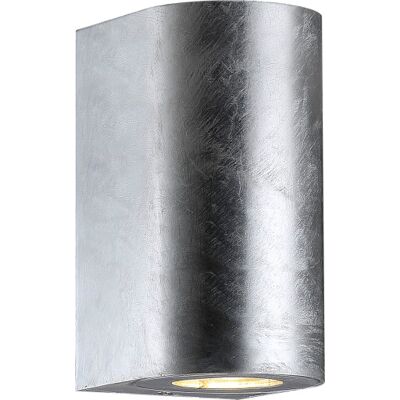 Nordlux Canto Maxi 2 Udendørs Væglampe, Galvaniseret Stål Nordlux Canto Maxi 2 Udendørs Væglampe, Galvaniseret Stål