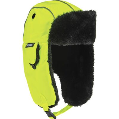 Ergodyne 6802 Classic Trapper Hat, Lime, L/xl Ergodyne 6802 Classic Trapper Hat, Lime, L/xl