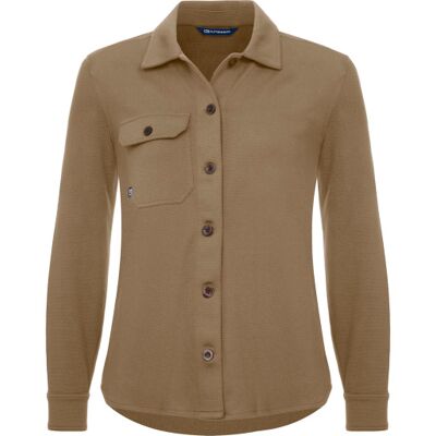 Cutter & Buck Advantage Leisure Dameskjorte, Khaki, L Cutter & Buck Advantage Leisure Dameskjorte, Khaki, L