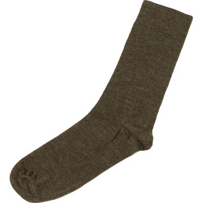 Joha strømper Med Uld, Chestnut Melange, 43-46 Joha strømper Med Uld, Chestnut Melange, 43-46