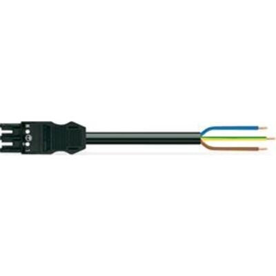 Wago Tilslutningskabel 6m 3g1,5 Hun-Fri Sort Wago Tilslutningskabel 6m 3g1,5 Hun-Fri Sort
