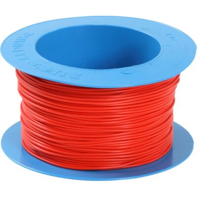 Nexans 100 Meter Ledning H07v2-K Pvt90 1x2,5 Rød S100 Nexans 100 Meter Ledning H07v2-K Pvt90 1x2,5 Rød S100