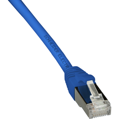 Lauritz Knudsen Patchkabel Kat.6a S/ftp 28awg 0,5m Blå Lszh Lauritz Knudsen Patchkabel Kat.6a S/ftp 28awg 0,5m Blå Lszh