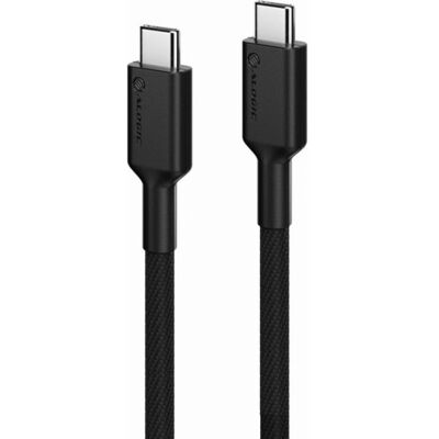 Alogic USB C Kabel - 1M Sort - Understøtter 5A Hurtigopladning Alogic USB C Kabel - 1M Sort - Understøtter 5A Hurtigopladning
