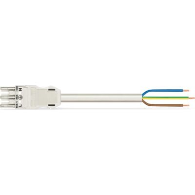 Wago Tilslutningskabel 2m 3g2,5 Hun-Fri, Eca, Hvid, Kodning A Wago Tilslutningskabel 2m 3g2,5 Hun-Fri, Eca, Hvid, Kodning A