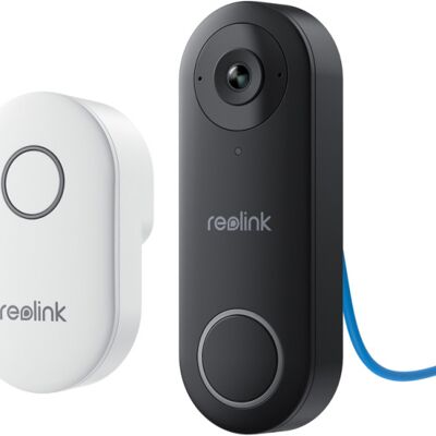 Reolink Dørklokke Med Kamera 2k, Sort Reolink Dørklokke Med Kamera 2k, Sort