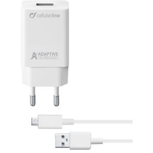 Andet Cellularline 230v Adaptive Fast Charge Lader Kit Til Samsung