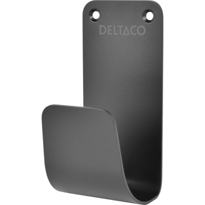 Deltaco Holder Til Ladekabel, Sort Deltaco Holder Til Ladekabel, Sort