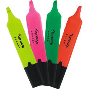 Highlighter Tusch Lyreco, Assorterede Farver, 4 Stk. Highlighter Tusch Lyreco, Assorterede Farver, 4 Stk.