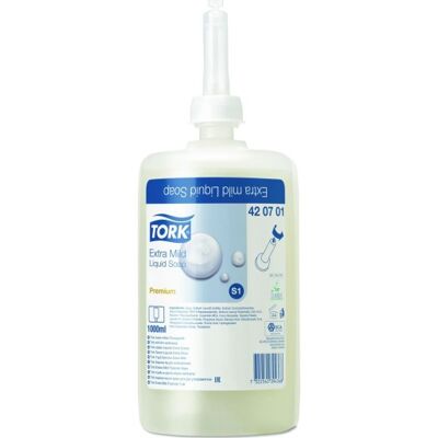 Tork S1 Premium, Håndsæbe, Uden Parfume, 1 L Tork S1 Premium, Håndsæbe, Uden Parfume, 1 L