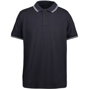 ID Identity Id, Stretch  Poloshirt Med Kontraststribe, 0522, Navy, Xl