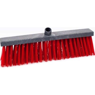 Roliba Gadekost, Antracit/rød, Plast, Uden Skaft, 450 X 65 Mm Roliba Gadekost, Antracit/rød, Plast, Uden Skaft, 450 X 65 Mm